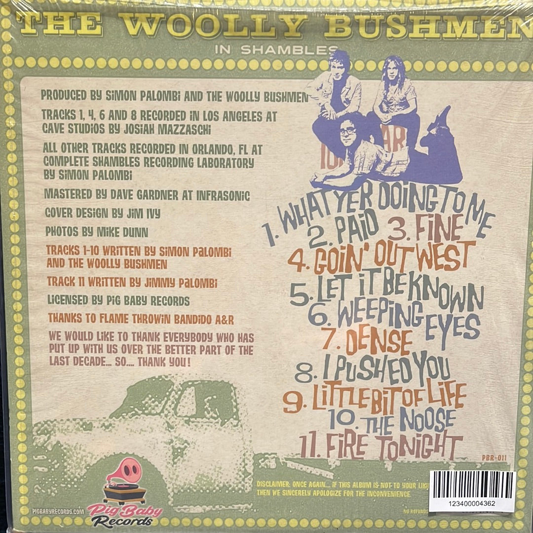 USED VINYL: The Woolly Bushmen “In Shambles” LP