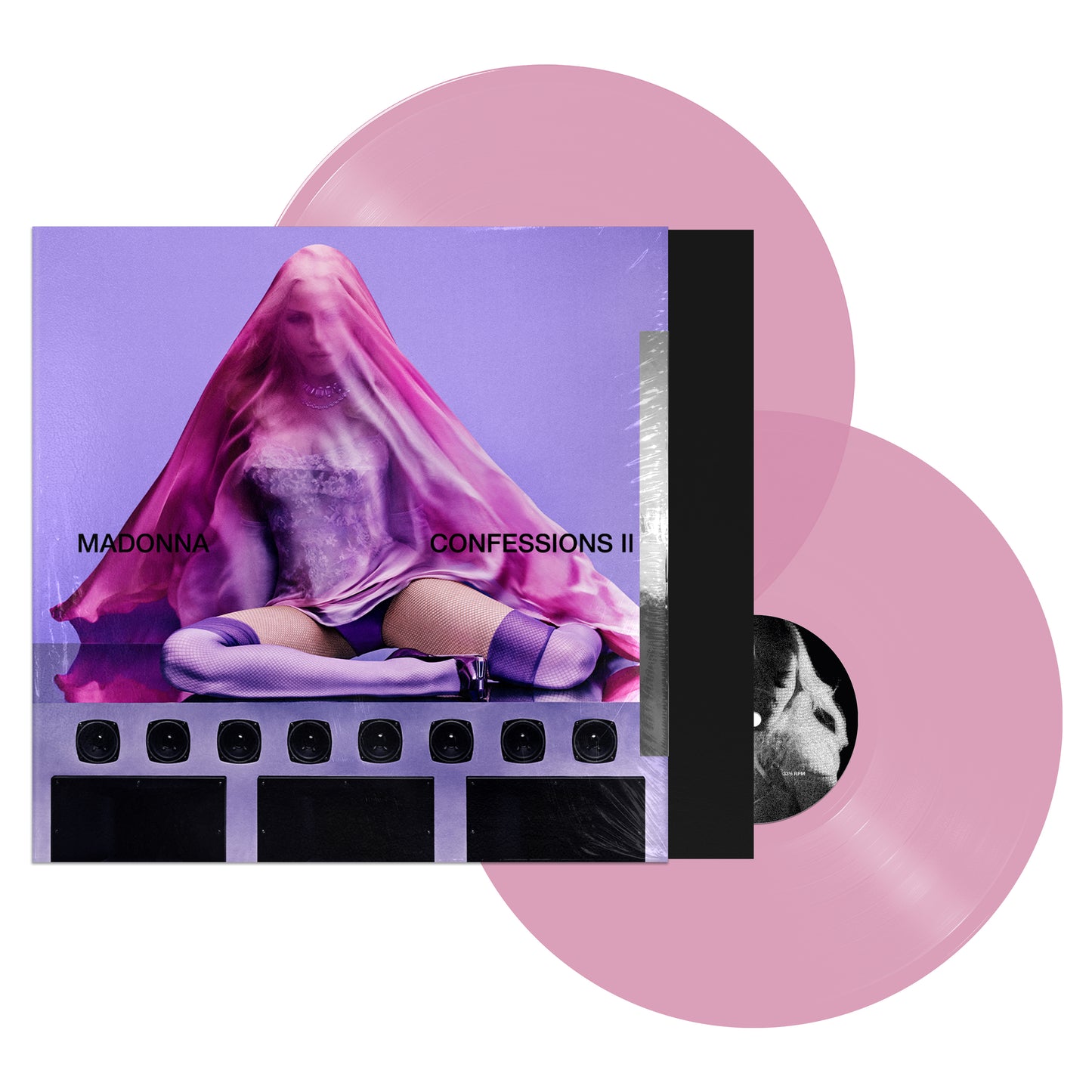 PRE-ORDER: Madonna "CONFESSIONS II" 2xLP (Expanded Edition, Translucent Pink Vinyl)