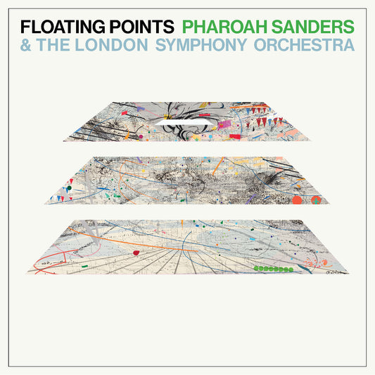 PRE-ORDER: Floating Points Pharoah Sanders & the London Symphony Orchestra "Promises - 5th Anniversary Edition" LP (Abiogenesis Blue/Green Vinyl)