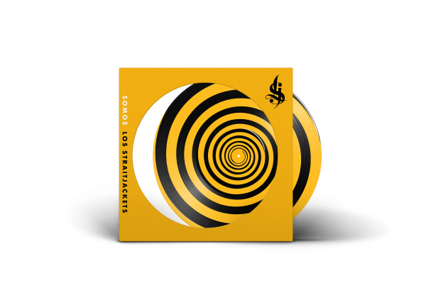 Los Straitjackets "Somos Los Straitjackets" LP (Indie Exclusive Hypnowheel Picture Disc Vinyl)