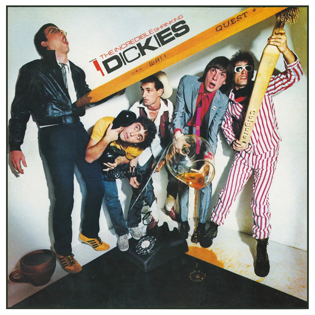 PRE-ORDER: The Dickies "Incredible Shrinking Dickies" LP (Red Vinyl)