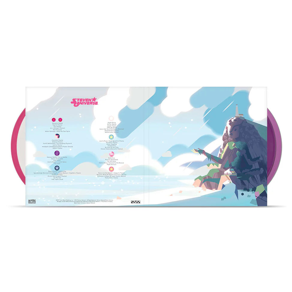 PRE-ORDER: Aivi and Surasshu "Steven Universe: Season 1 (Score from the Original Soundtrack)" 4x10" ("Shades of Quartz" Color Vinyl)