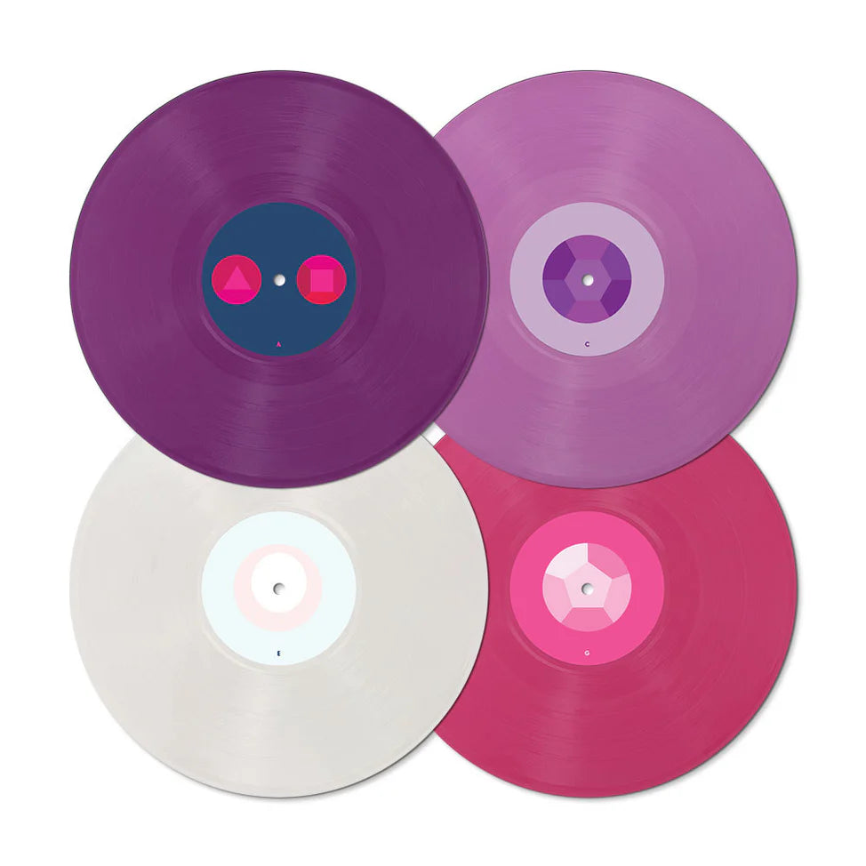 PRE-ORDER: Aivi and Surasshu "Steven Universe: Season 1 (Score from the Original Soundtrack)" 4x10" ("Shades of Quartz" Color Vinyl)