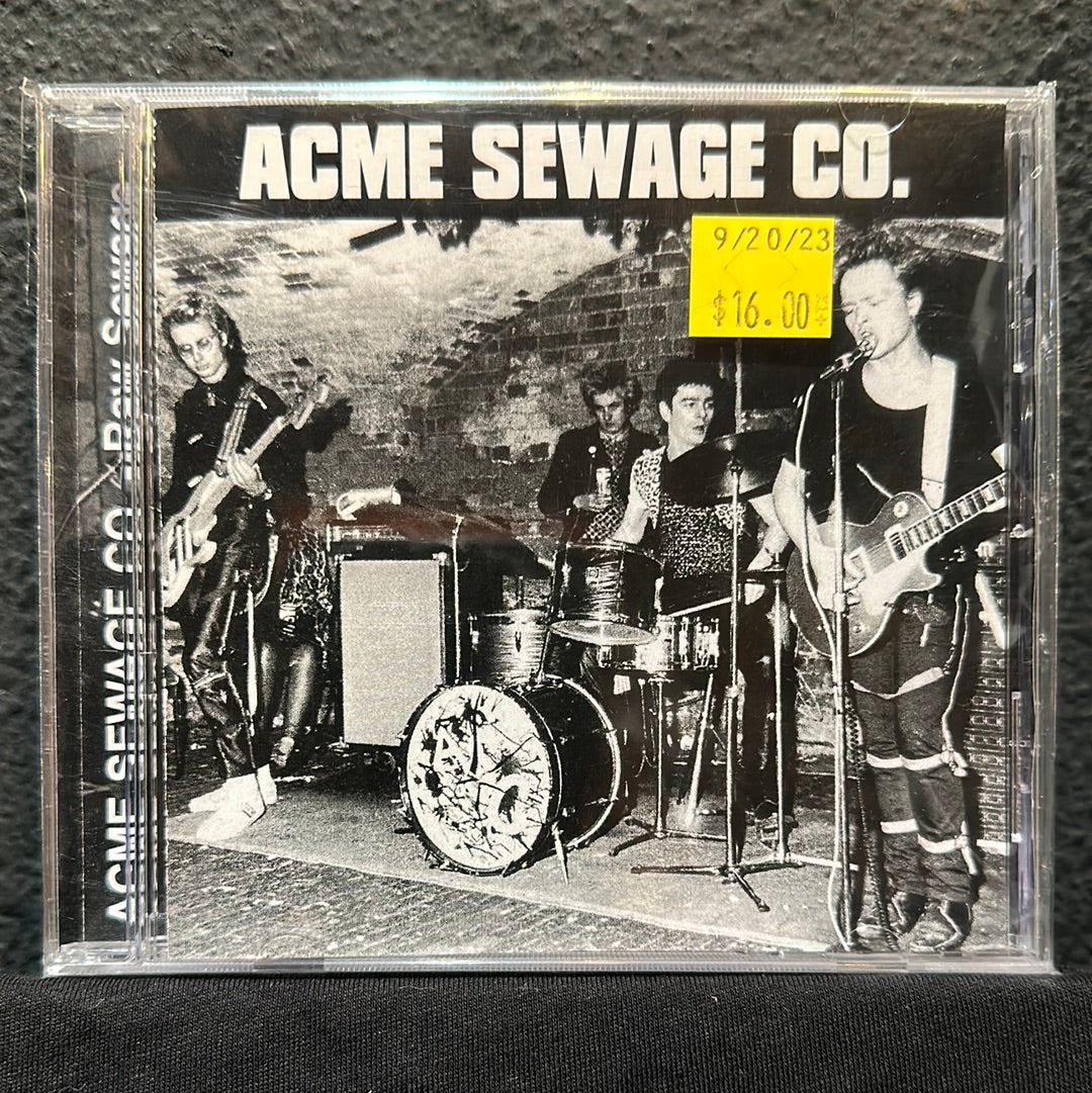 USED CD: Acme Sewage Co. "Raw Sewage" CD