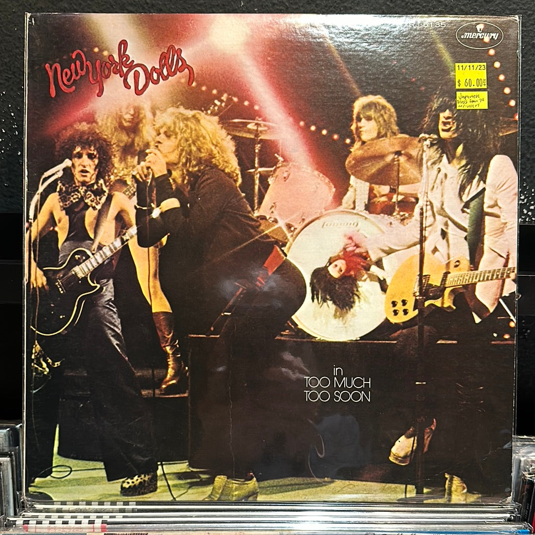 Used Vinyl:  New York Dolls "Too Much Too Soon" LP (Japanese Press)