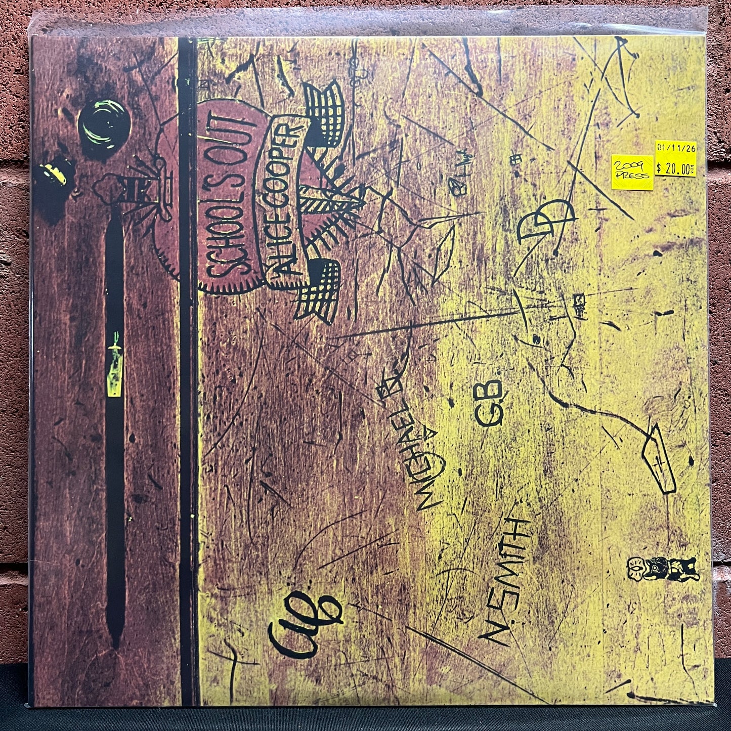 Used Vinyl: Alice Cooper ‎"School's Out" LP (2009 Press)