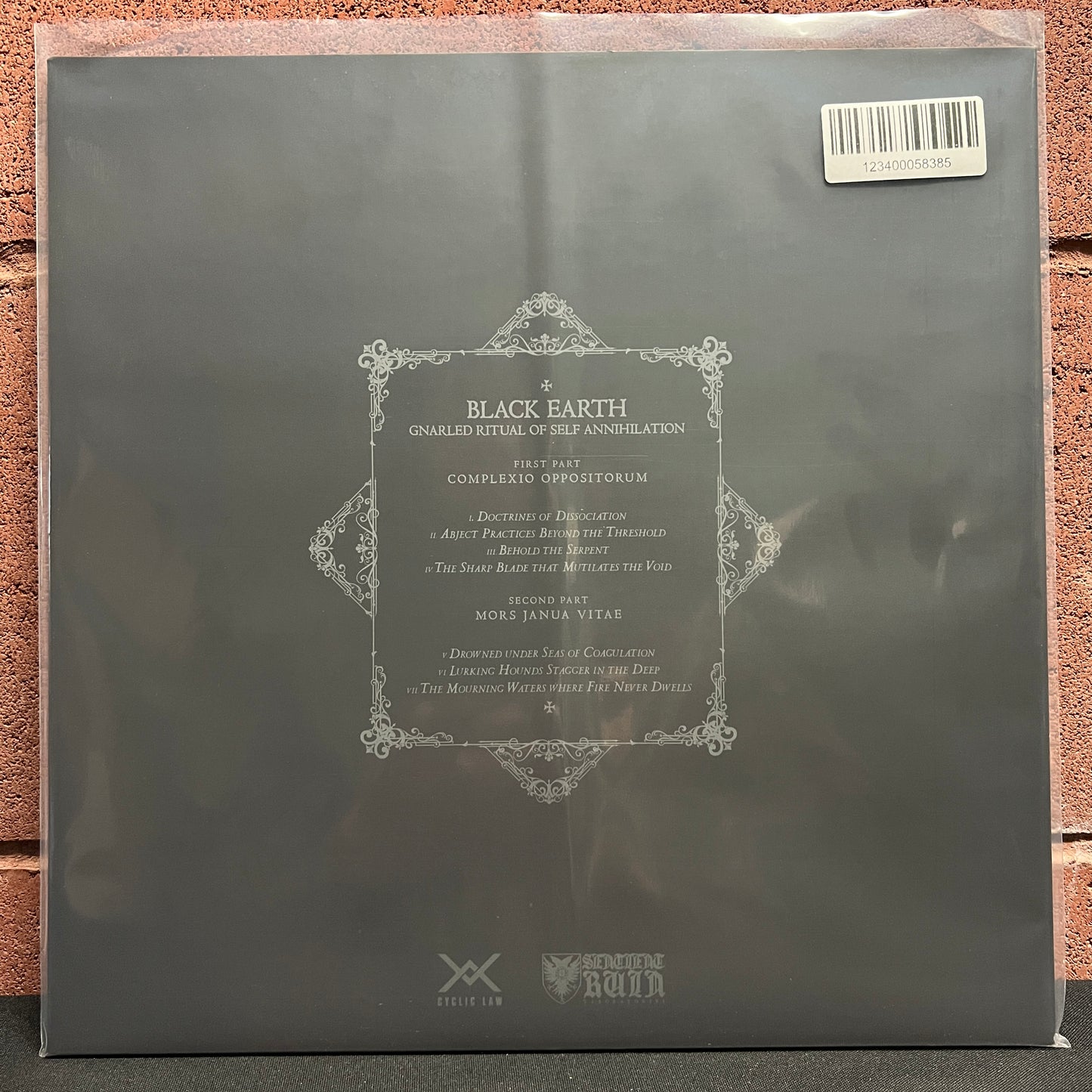 Used Vinyl: Black Earth "Gnarled Ritual Of Self Annihilation" LP