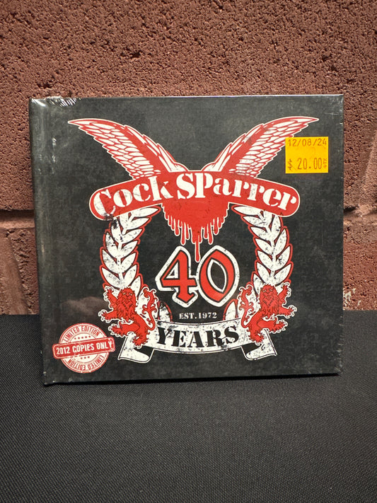 Used CD: Cock Sparrer "40 Years" CD (Book Edition)