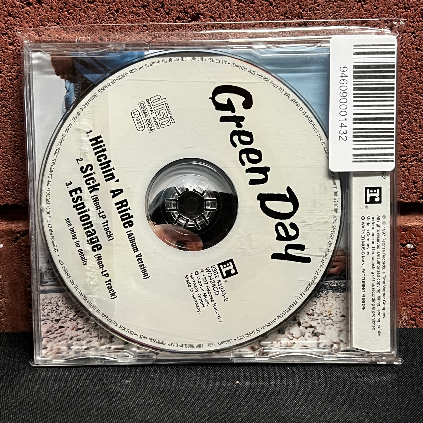 Used CD: Green Day "Hitchin' A Ride" CD Single (1995 Euro Press)