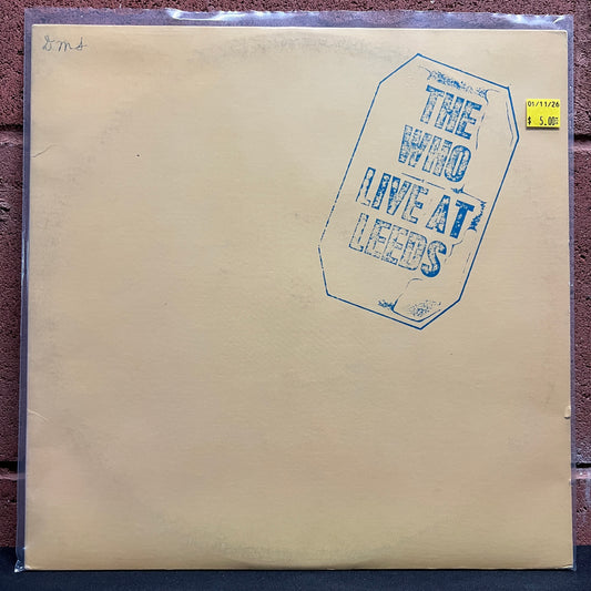 Used Vinyl: The Who "Live At Leeds" LP