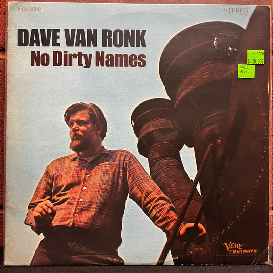 Used Vinyl: Dave Van Ronk "No Dirty Names" LP (1966 Press)