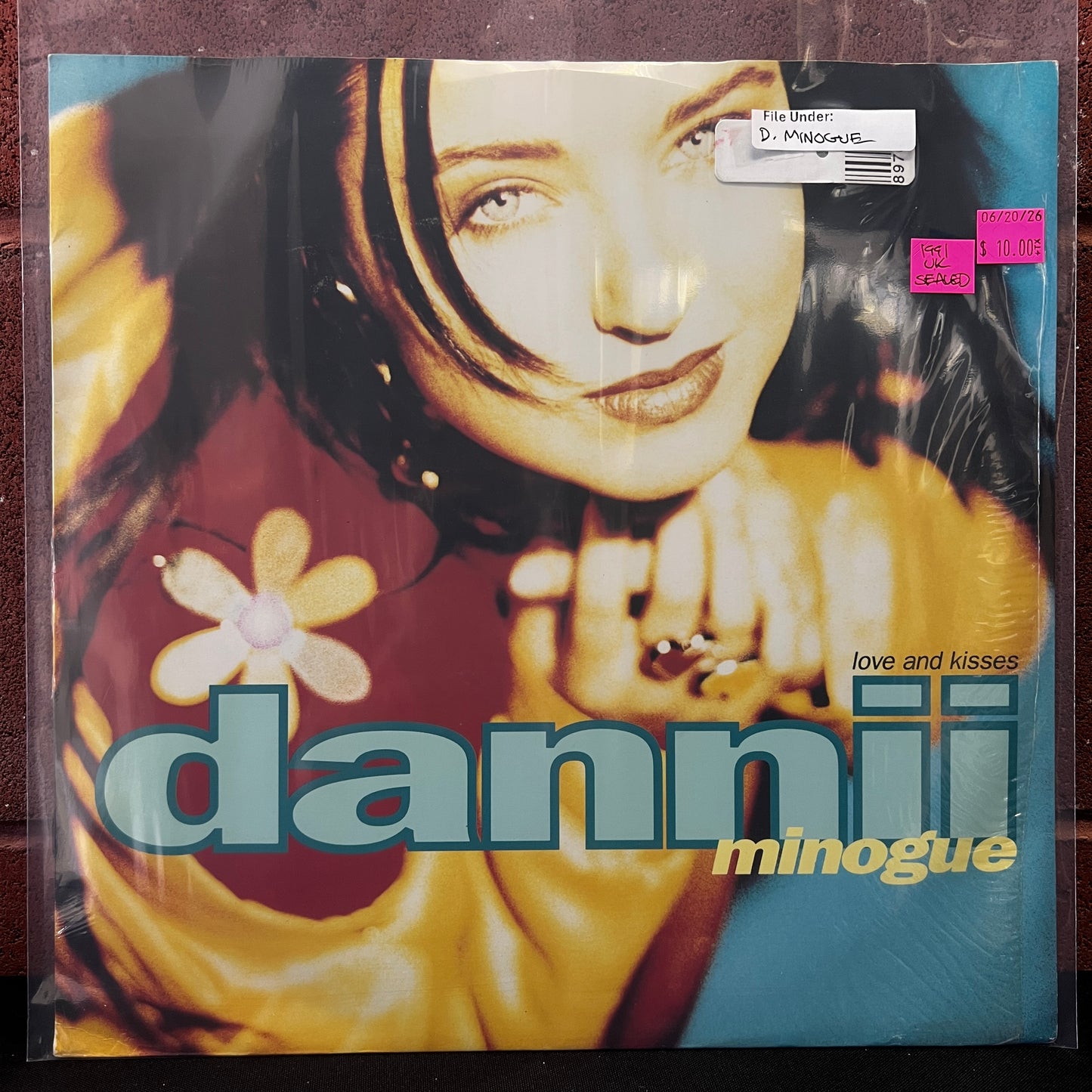 Used Vinyl: Dannii Minogue "Love And Kisses" 12" (1991 UK Press- Sealed)