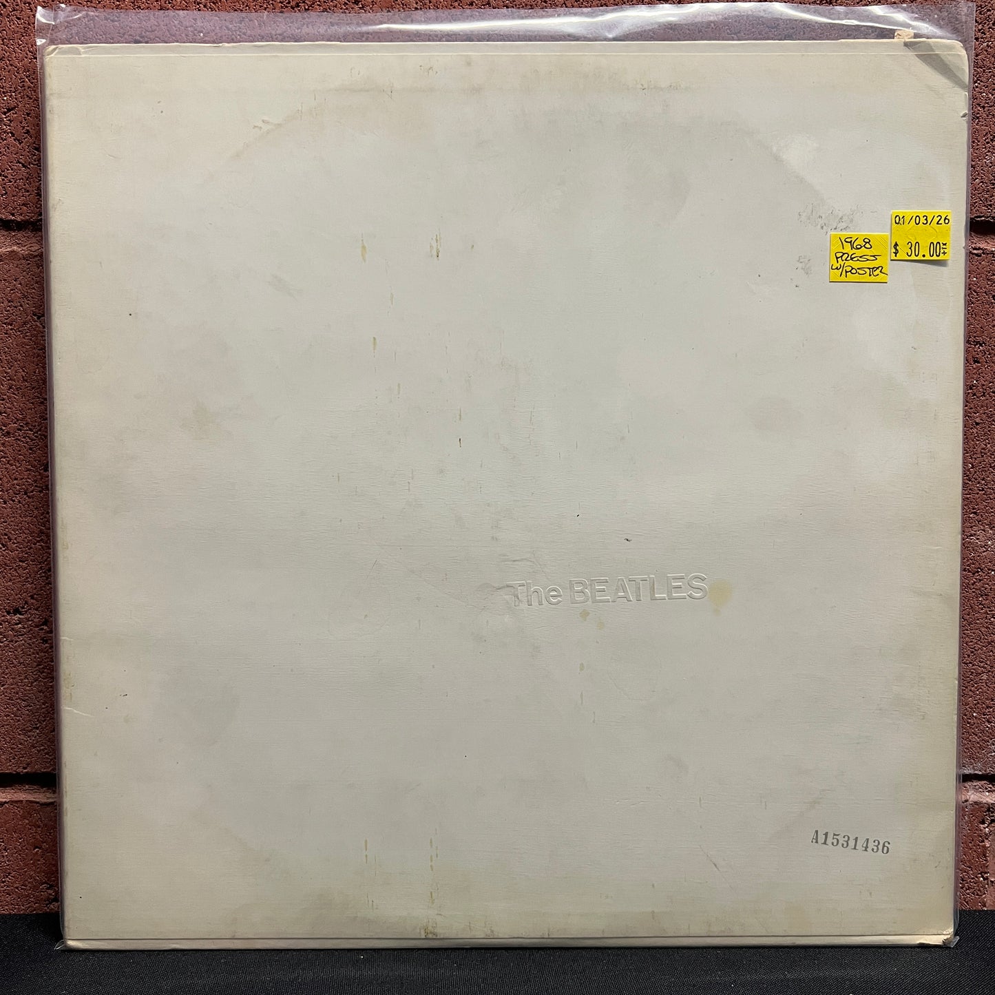 Used Vinyl: The Beatles "S/T (The White Album)" 2xLP (1968 Numbered Press w/Poster)