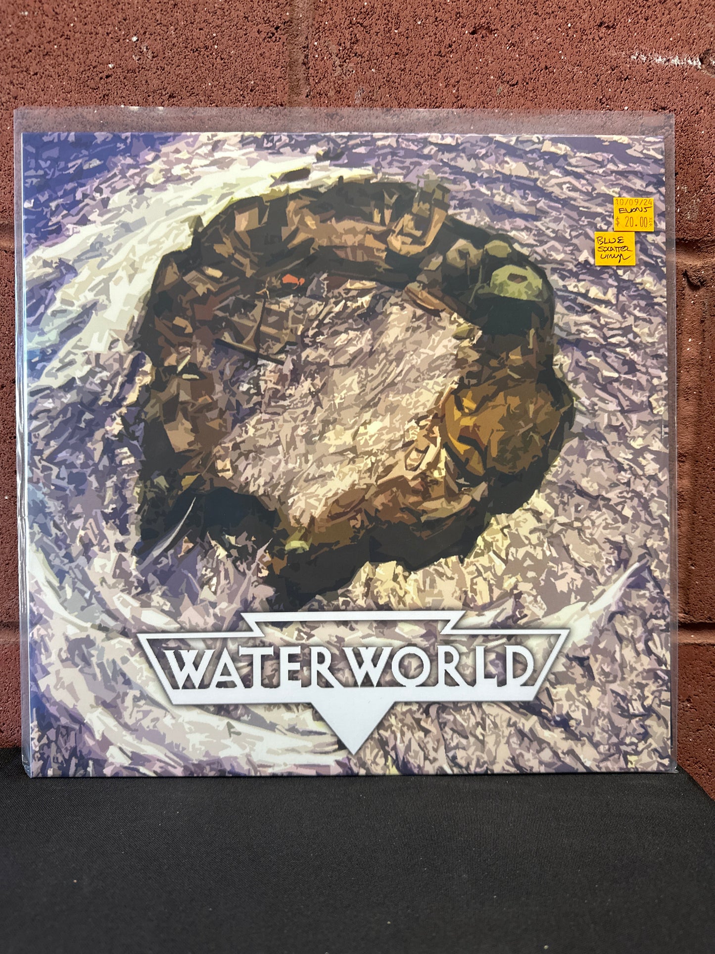 Used Vinyl:  Dean Evans ”Waterworld - The Original Soundtrack” LP (Blue Splatter Vinyl)