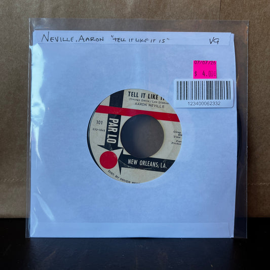 Used Vinyl: Aaron Neville "Tell It Like It Is" 7"