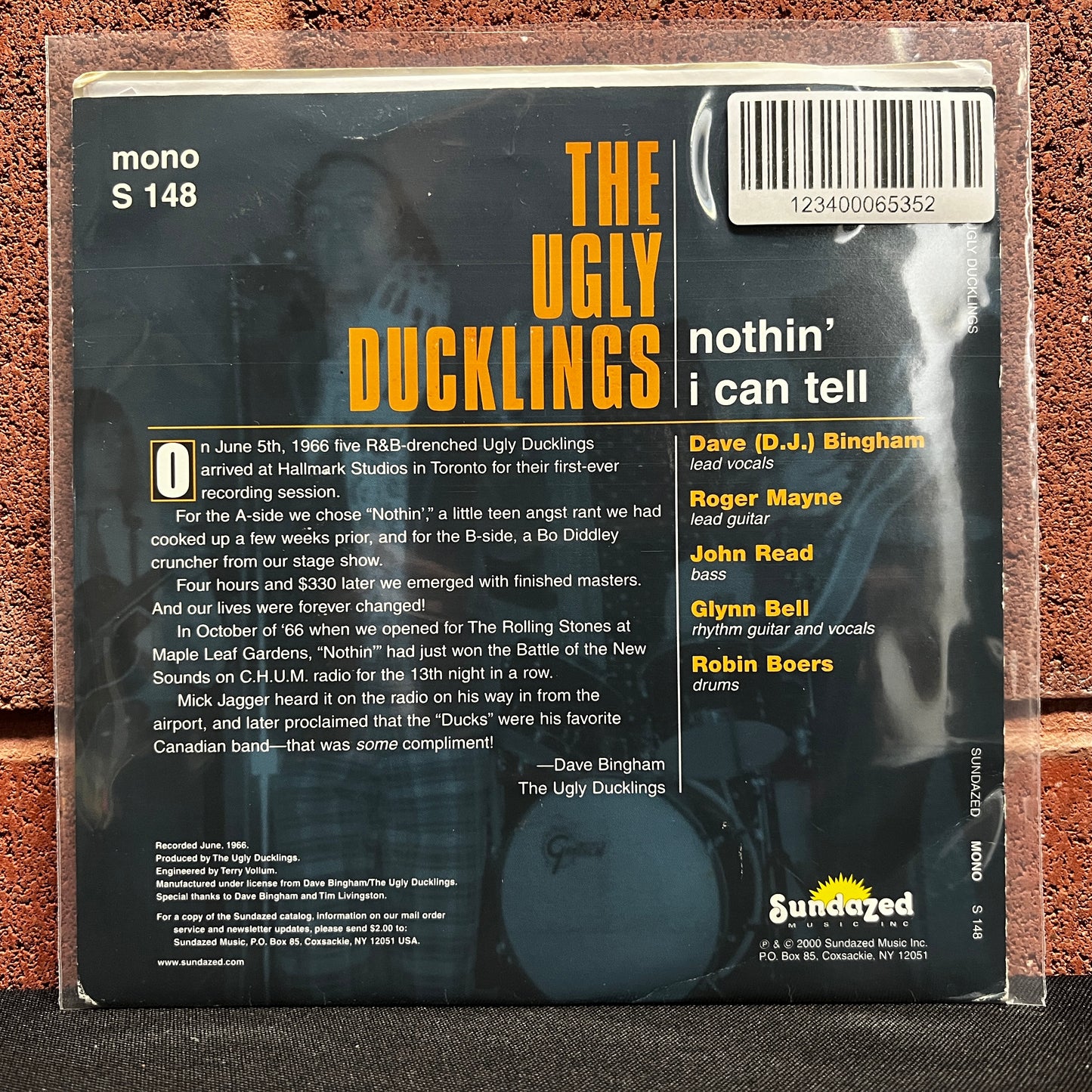 Used Vinyl: The Ugly Ducklings "Nothin' / I Can Tell" 7"