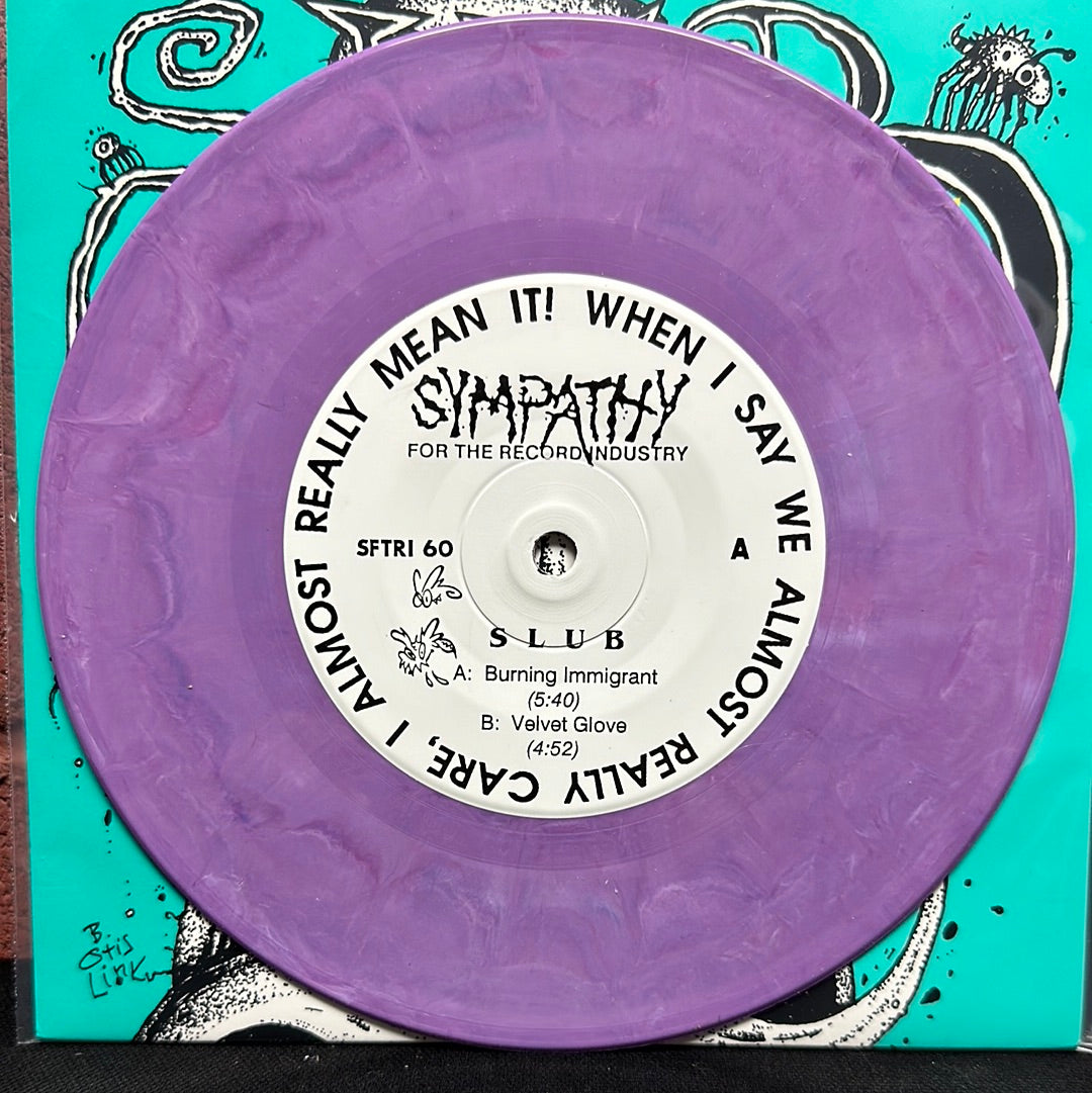 Used Vinyl:  Slub ”Burning Immigrant” 7" (Purple vinyl)