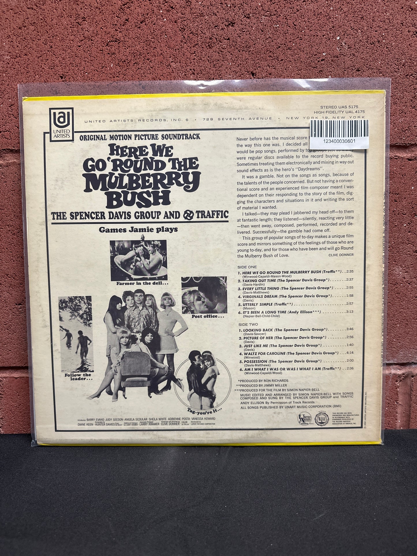 Used Vinyl:  The Spencer Davis Group And Traffic ”Here We Go 'Round The Mulberry Bush (Original Motion Picture Soundtrack)” LP