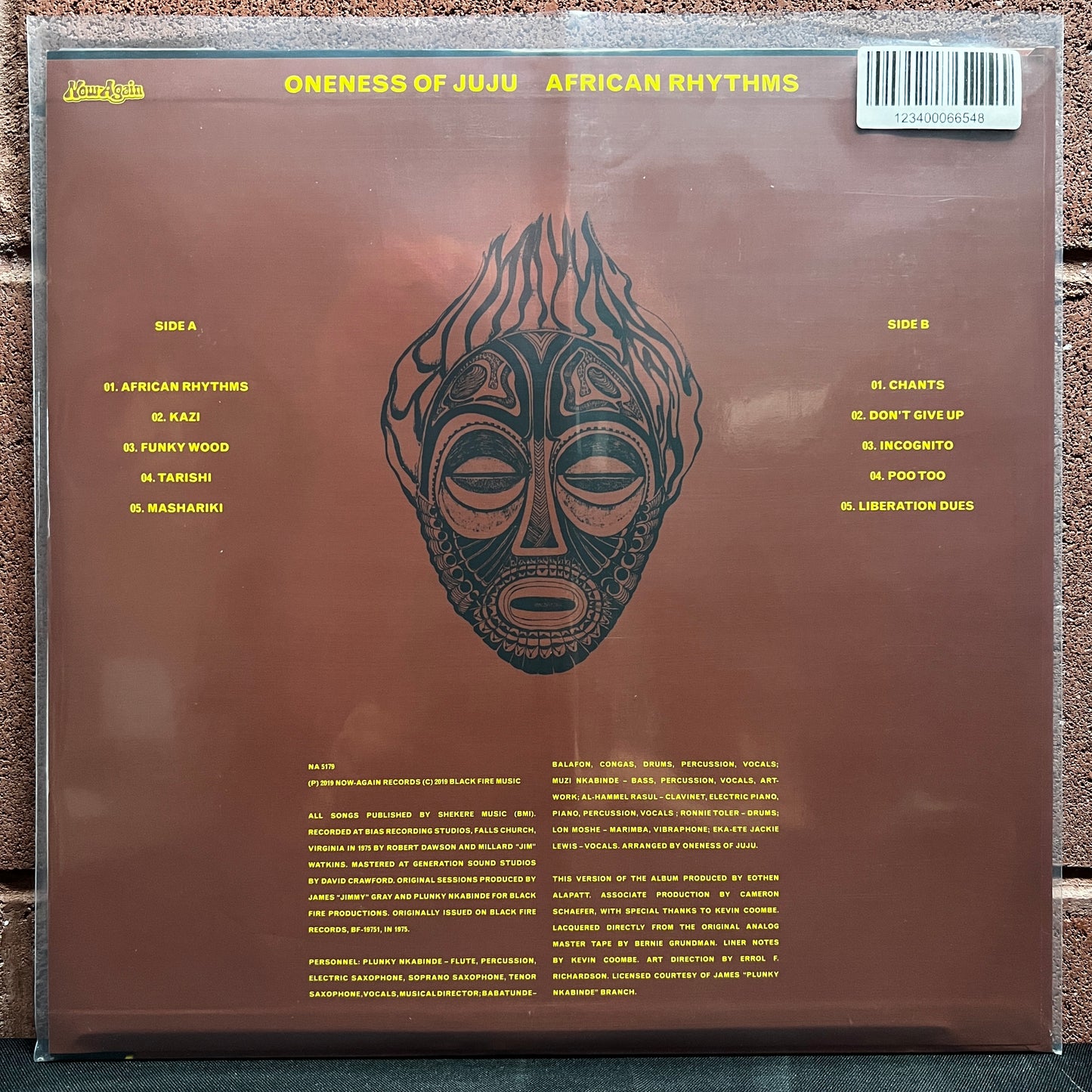 Used Vinyl: Oneness Of Juju "African Rhythms" LP (2020 Press)