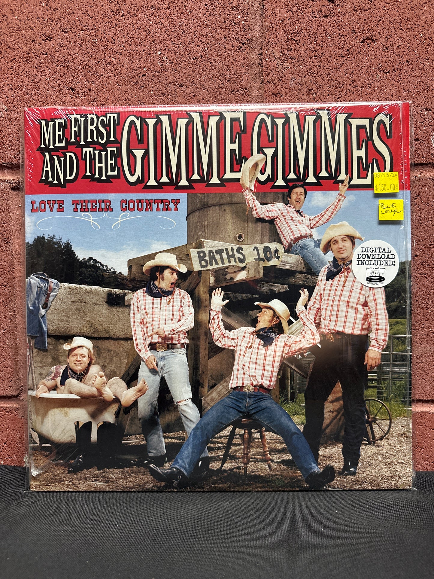 USED VINYL: Me First And The Gimme Gimmies "Love Their Country" LP (Blue Vinyl)