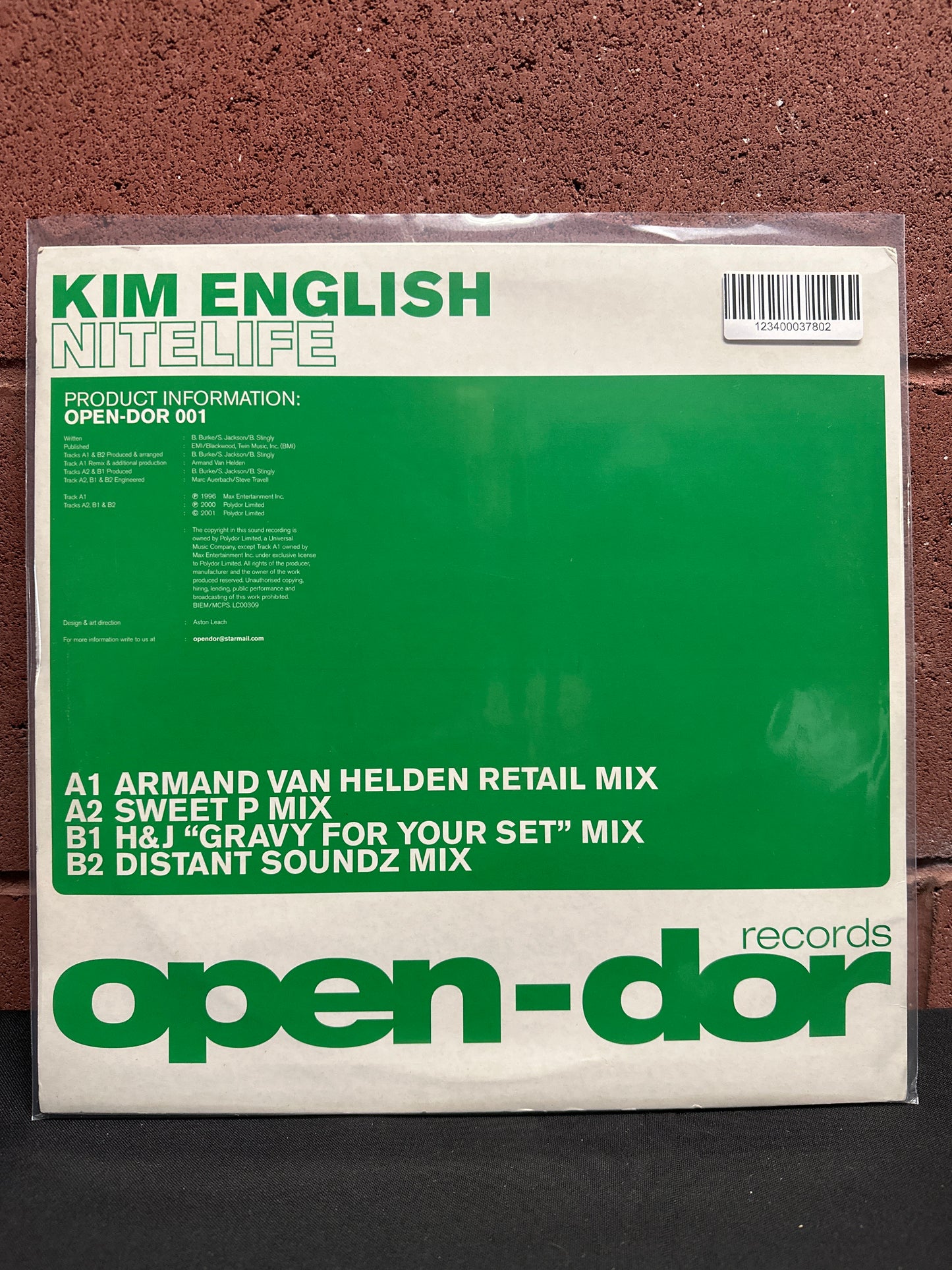 Used Vinyl:  Kim English ”Nite Life” 12"