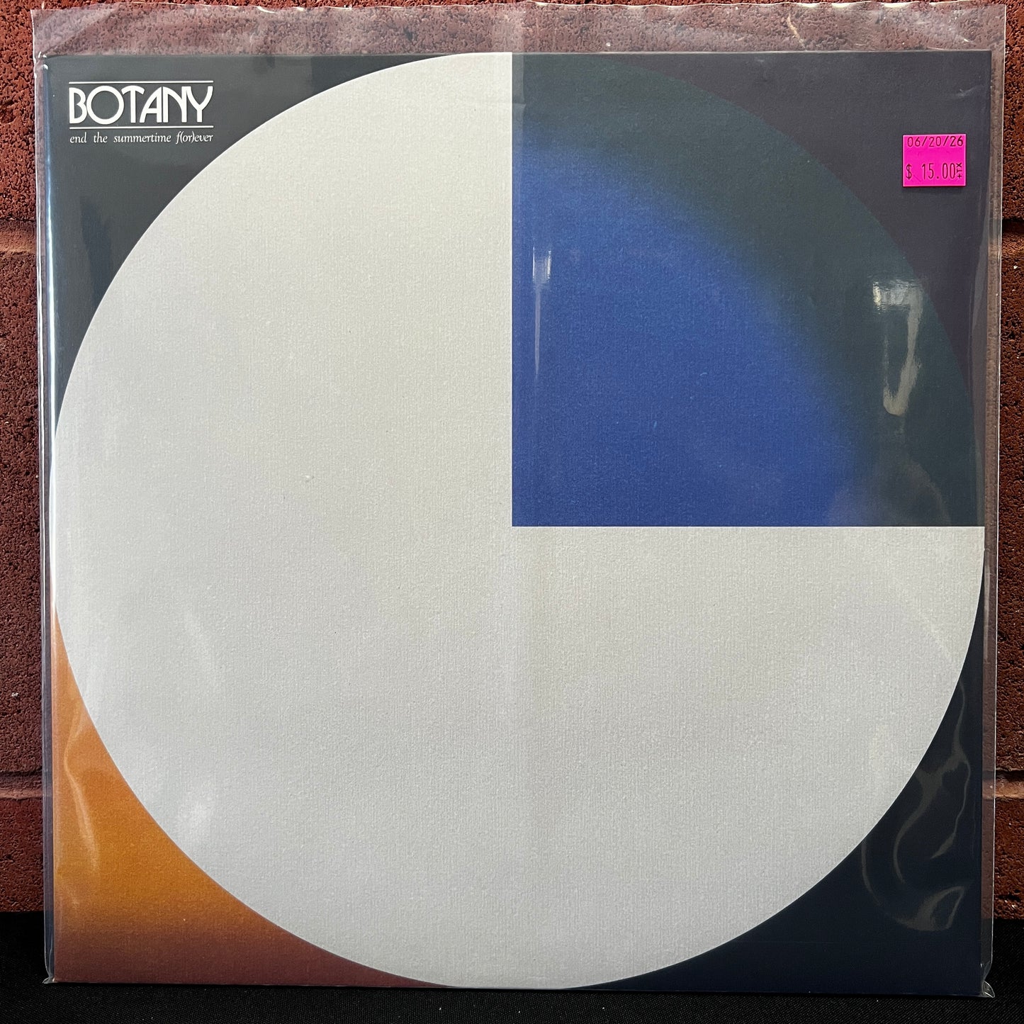 Used Vinyl: Botany "End The Summertime F(or)ever" LP (2020 Press)