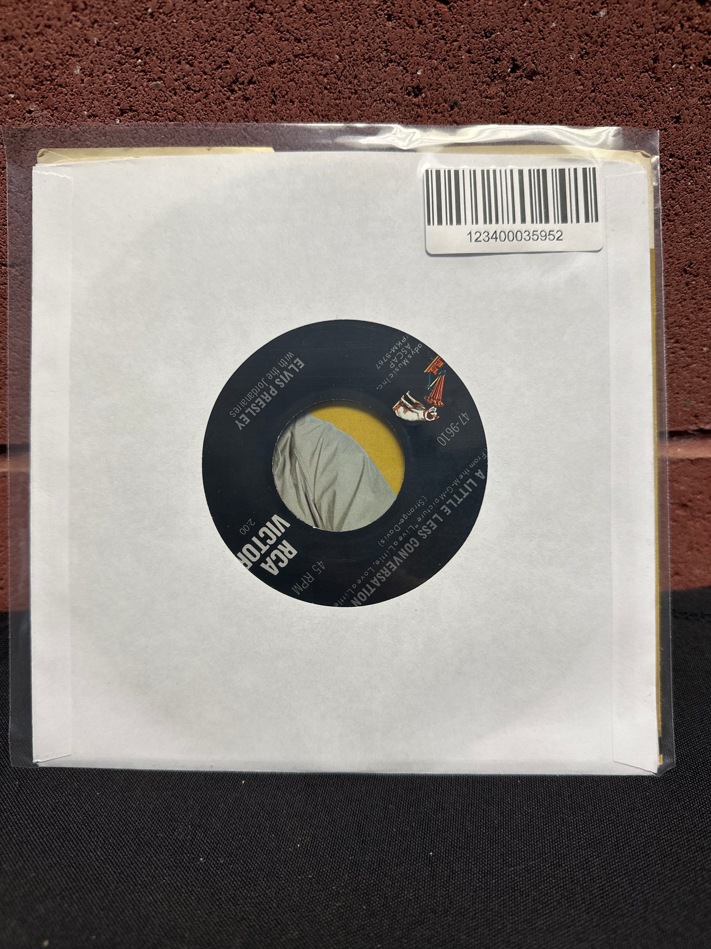 Used Vinyl:  Elvis Presley ”Almost In Love / A Little Less Conversation” 7"