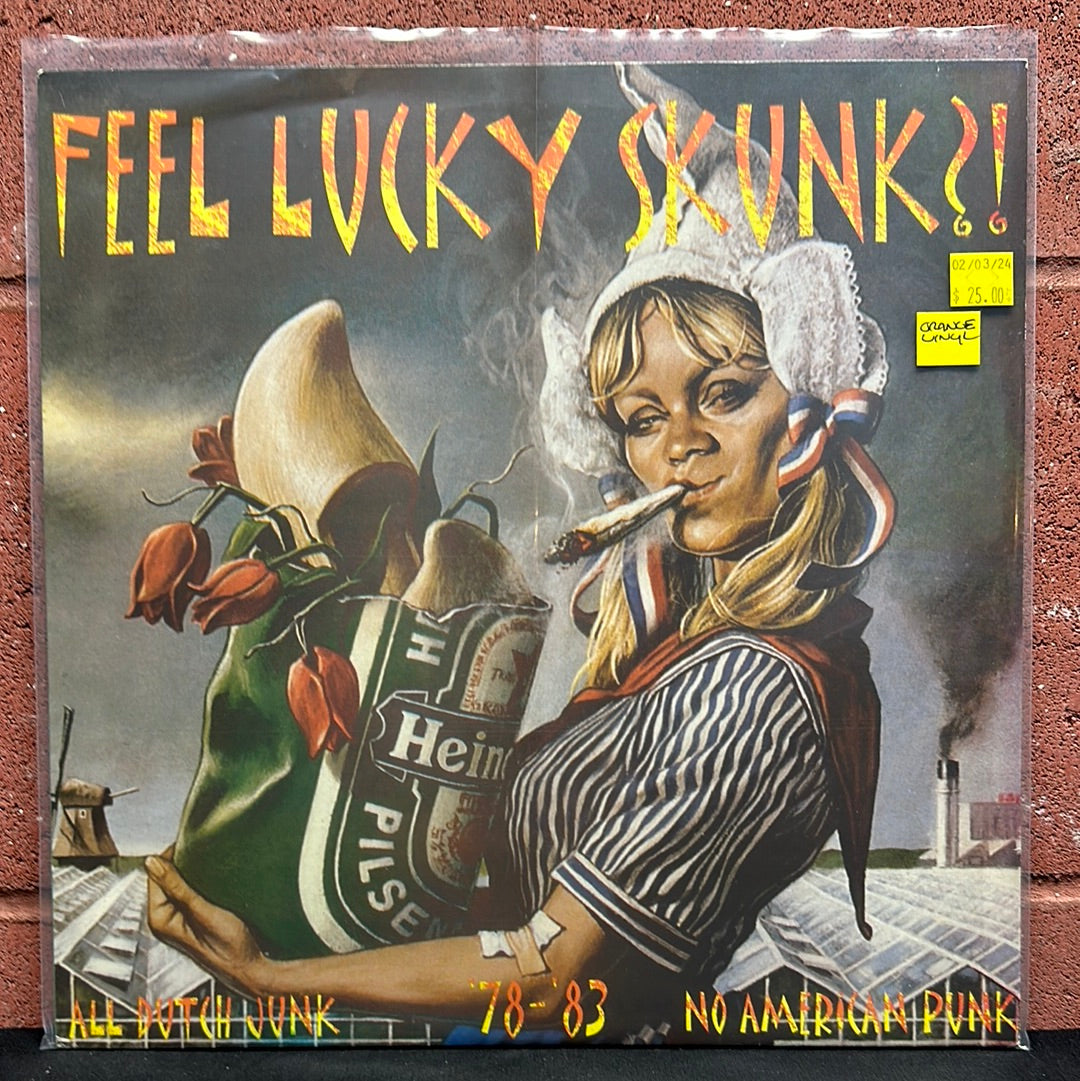 Used Vinyl:  Various ”Feel Lucky Skunk?!” LP (Orange Vinyl)