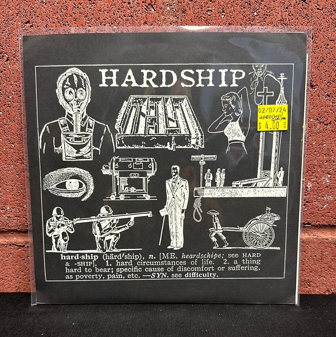 Used Vinyl:  Hardship / Gun Pro ”Hardship / Population Control Anthem” 7"