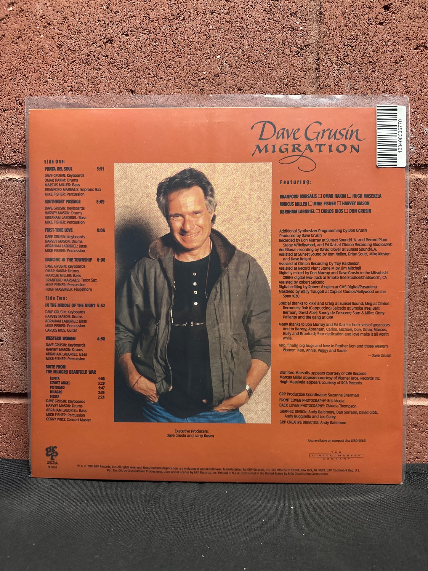 Used Vinyl:  Dave Grusin ”Migration” LP