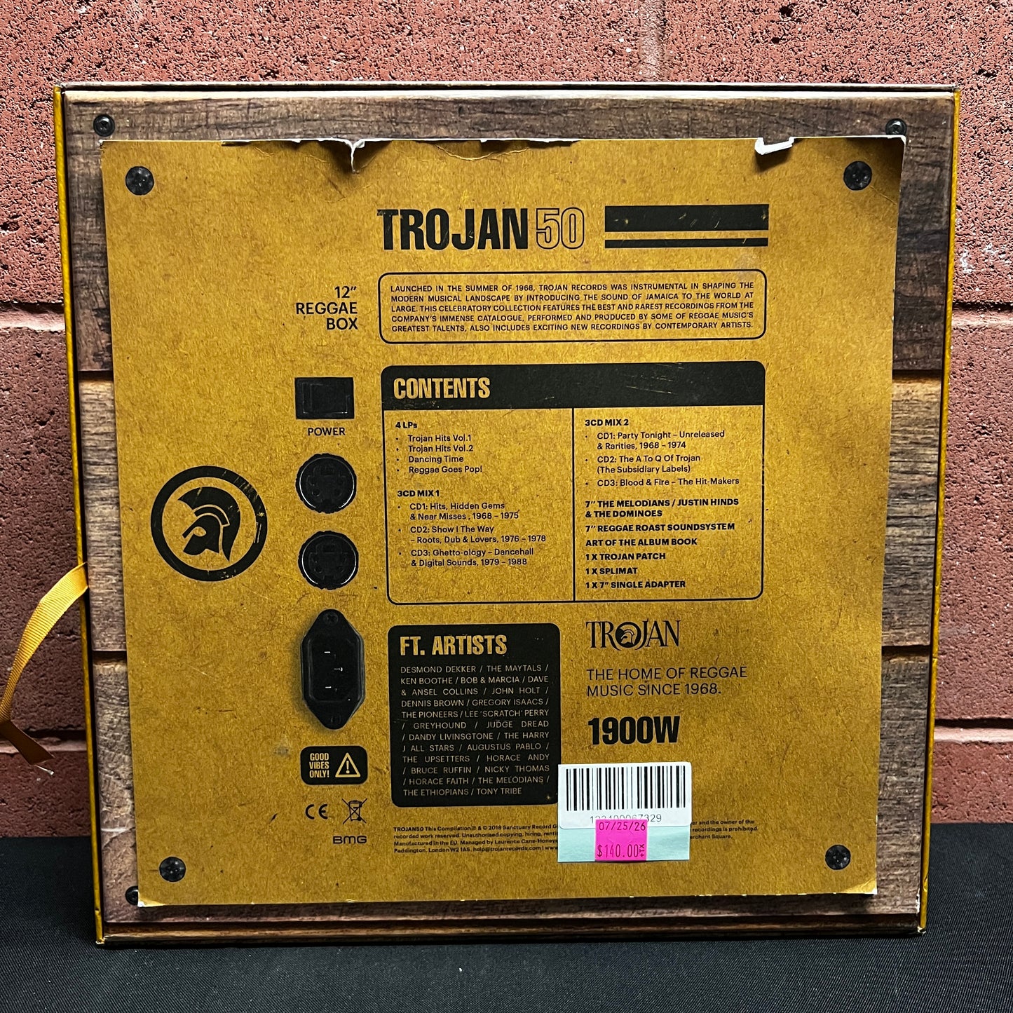 Used Vinyl: V/A - "Trojan 50" 4xLP/6xCD/7" Box Set (2018 UK Press)