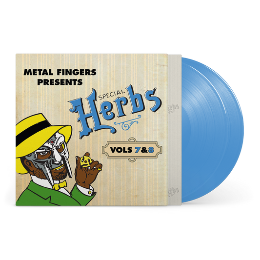 MF DOOM "Metal Fingers Presents: Special Herbs Vol. 7 & 8" 2xLP (Sky Blue Vinyl)