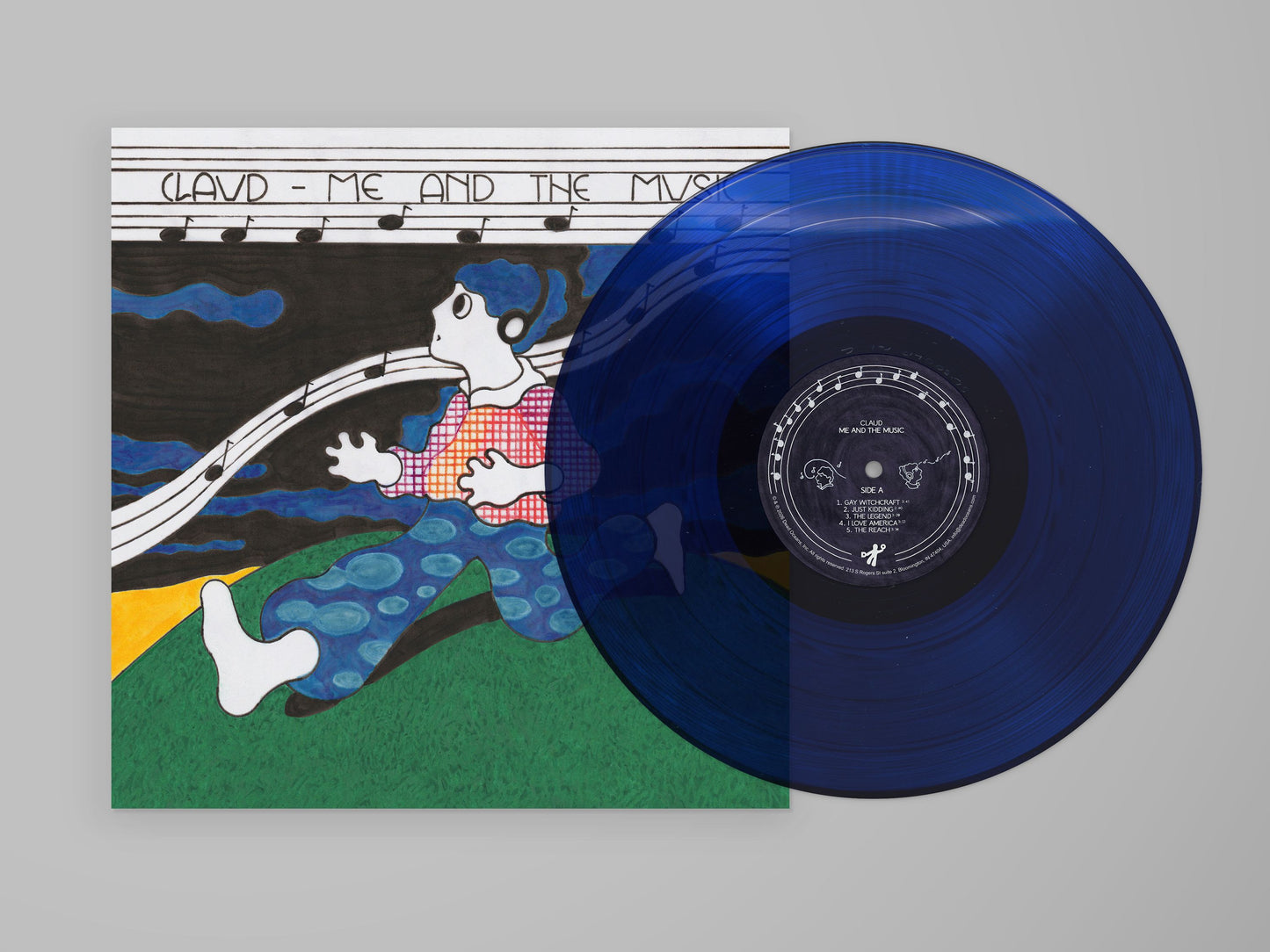 PRE-ORDER: Claud "Me and the Music" LP (Clear Blue Vinyl)