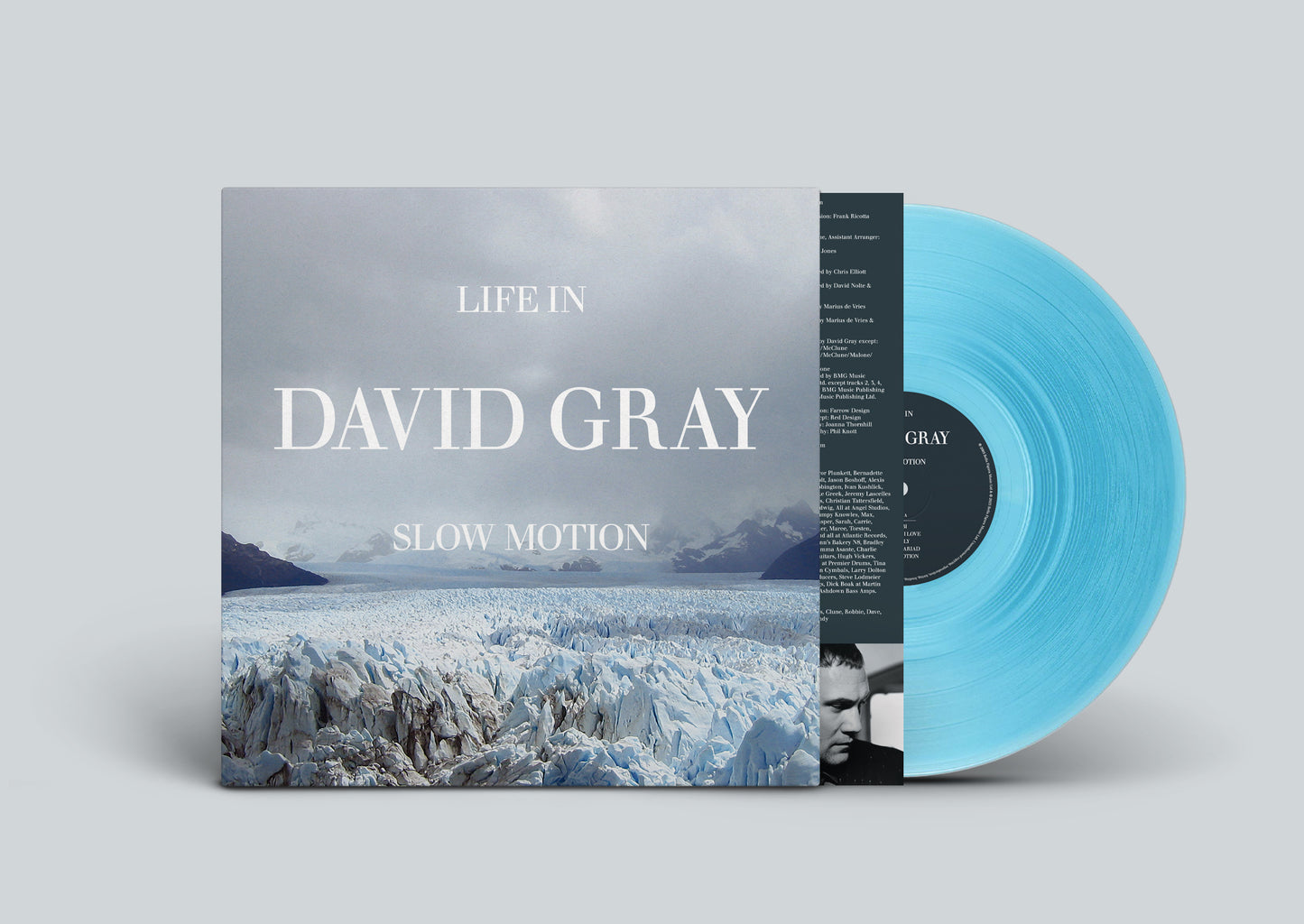 David Gray "Life in Slow Motion (20th Anniversary Edition)" LP (Glacial Blue Vinyl)
