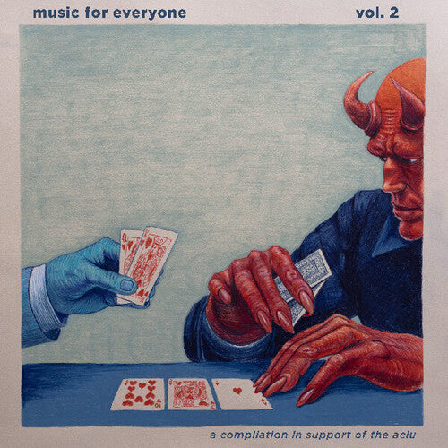 PRE-ORDER: V/A "Music For Everyone Vol 2" 2xLP (Oxblood/Aqua Blue Swirl Vinyl)