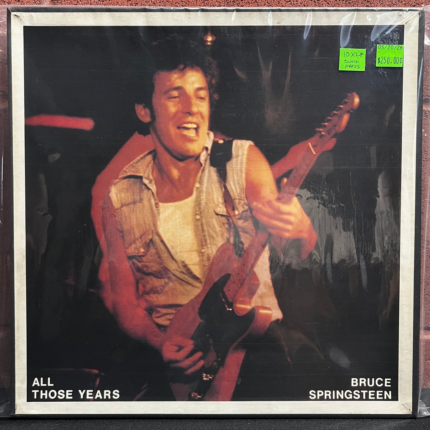 Used Vinyl: Bruce Springsteen "All Those Years" 10xLP (1985 Dutch Press Unnumbered Booklet)
