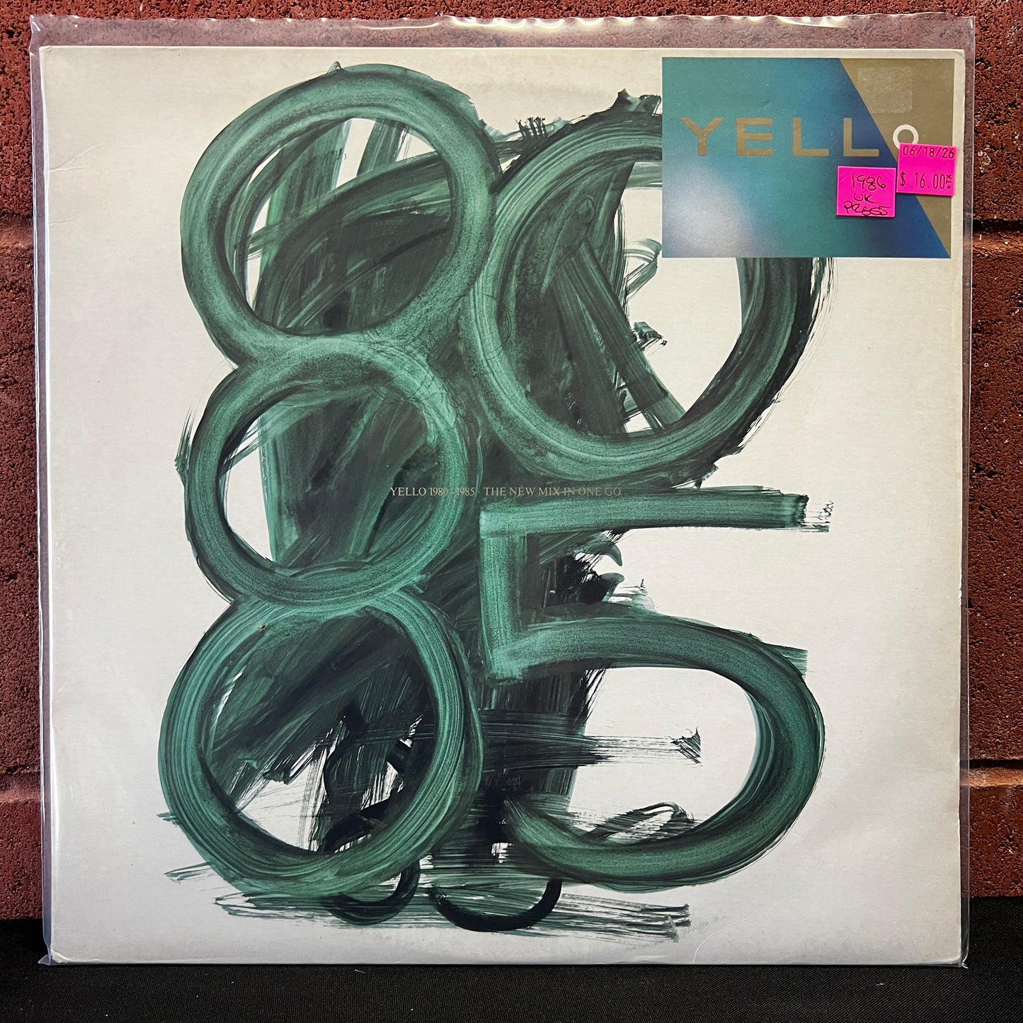 Used Vinyl: Yello "1980 - 1985 The New Mix In One Go" 2xLP (1986 UK Press)