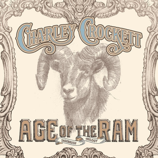 Charley Crockett "Age of the Ram" LP (Indie Exclusive Mesa White Vinyl, Alternate Cover Art)