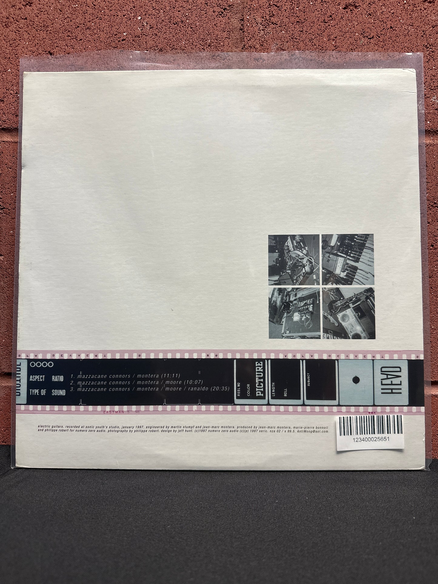 Used Vinyl:  Loren Mazzacane Connors, Jean-Marc Montera, Thurston Moore, Lee Ranaldo ”MMMR” LP