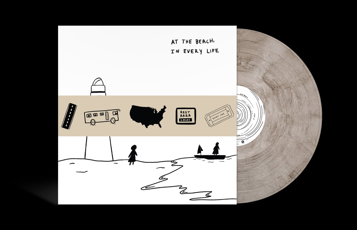 Gigi Perez "At the Beach, In Every Life" LP (Smoke Metallic Vinyl)