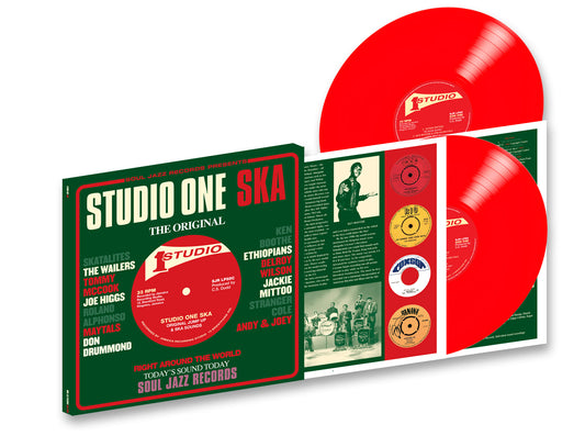 PRE-ORDER: Soul Jazz Records presents "STUDIO ONE SKA" 2xLP (Red Vinyl)