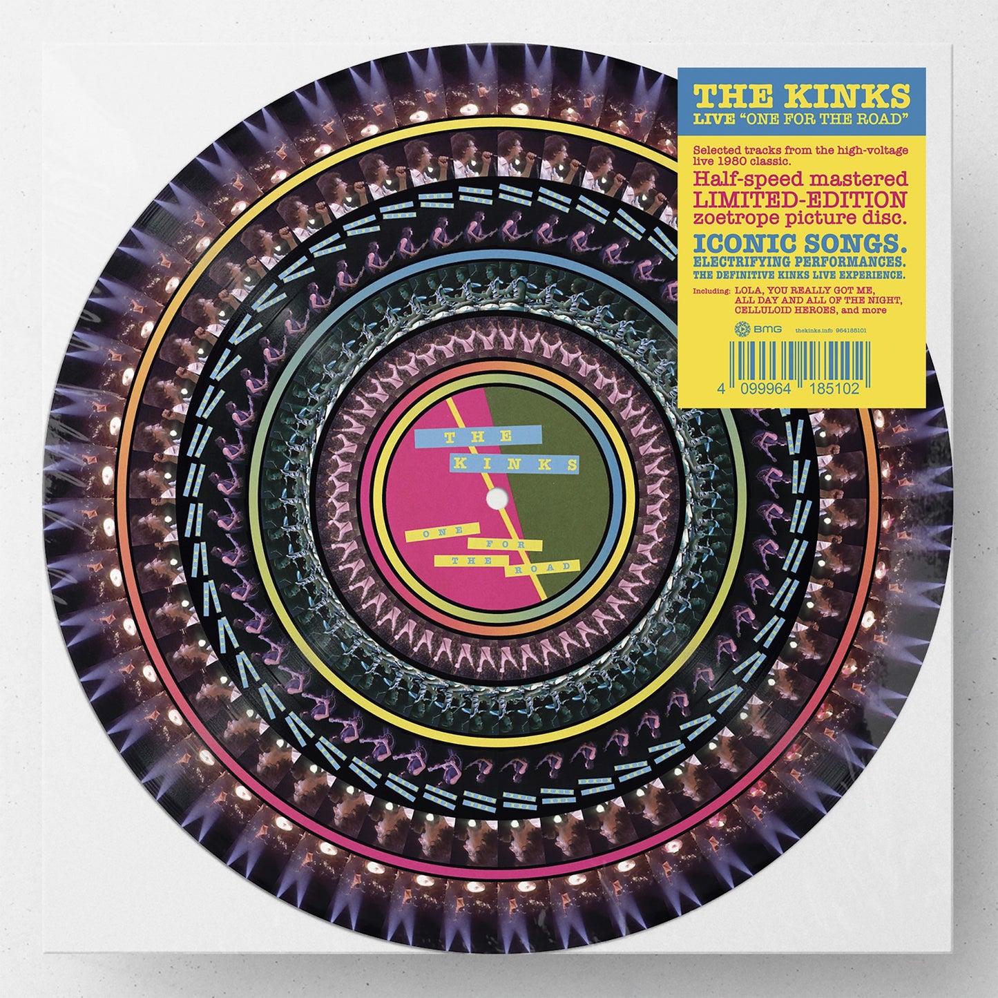 The Kinks "One for the Road" LP (Indie Exclusive 180g Zoetrope Disc)