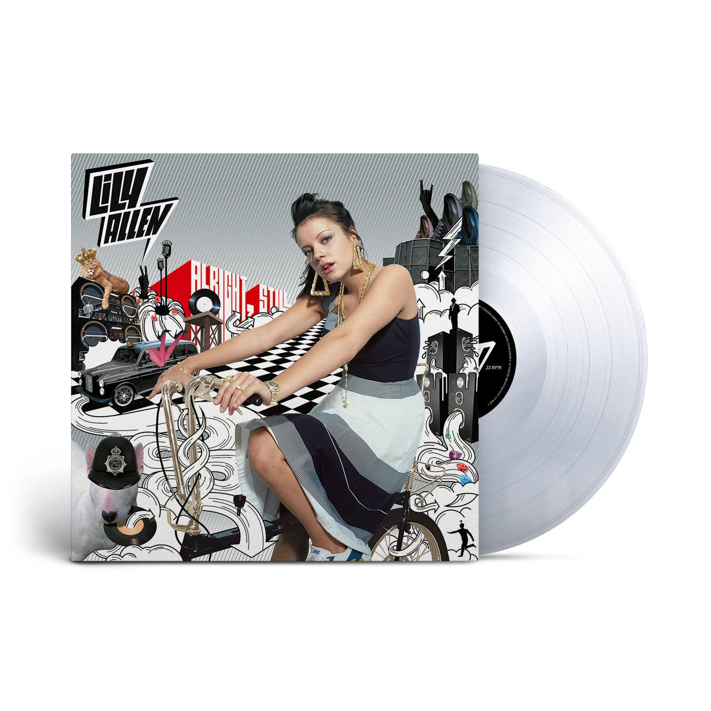 PRE-ORDER: Lily Allen "Alright, Still" LP (Crystal Clear Vinyl)