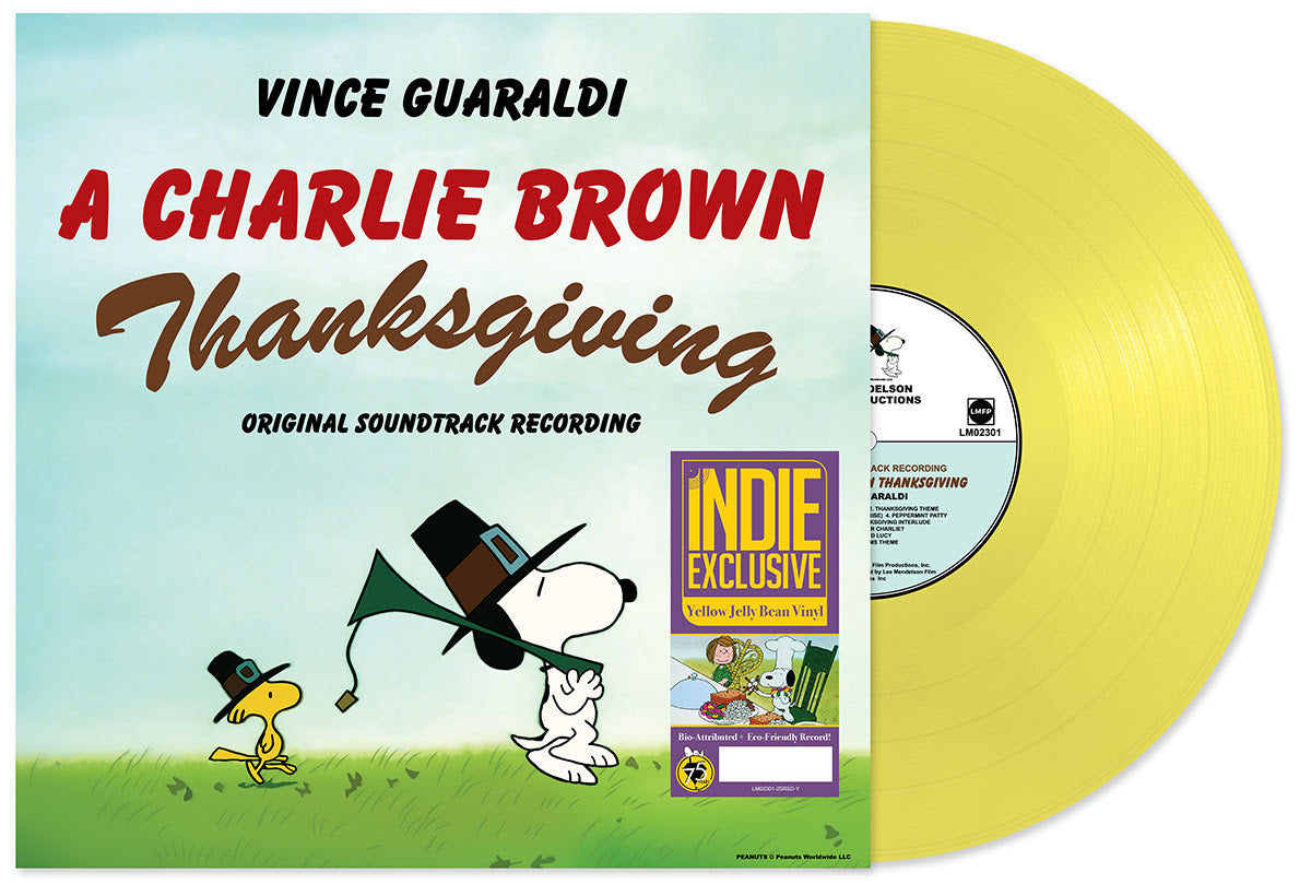Vince Guaraldi "A Charlie Brown Thanksgiving" LP (Indie Exclusive Yellow Jelly Bean Vinyl)