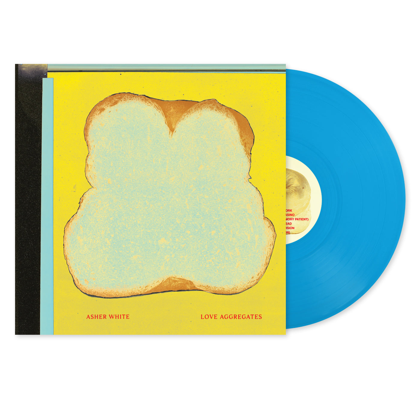 PRE-ORDER: Asher White "Love Aggregates" LP (Cyan Vinyl)