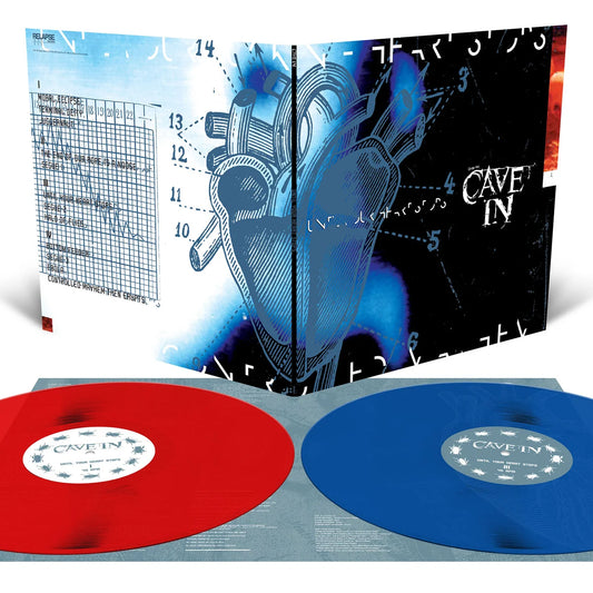 Cave In "Until Your Heart Stops" 2xLP (Blood Red / Sea Blue Color Vinyl)