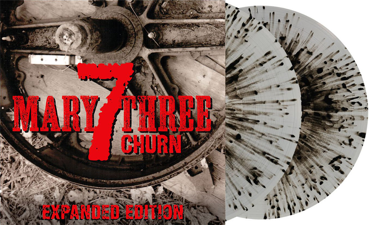Seven Mary Three "Churn" LP (Indie Exclusive Milky Clear w/ Black Splatter Vinyl)