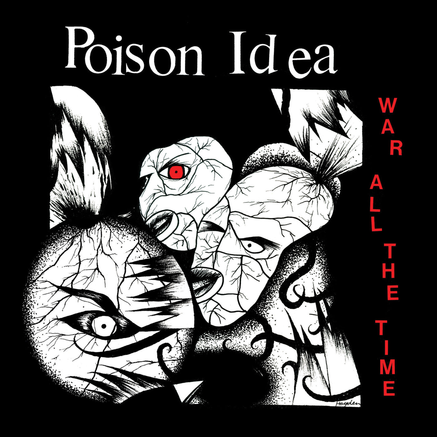 Poison Idea "War All The Time" LP (Blue Vinyl)