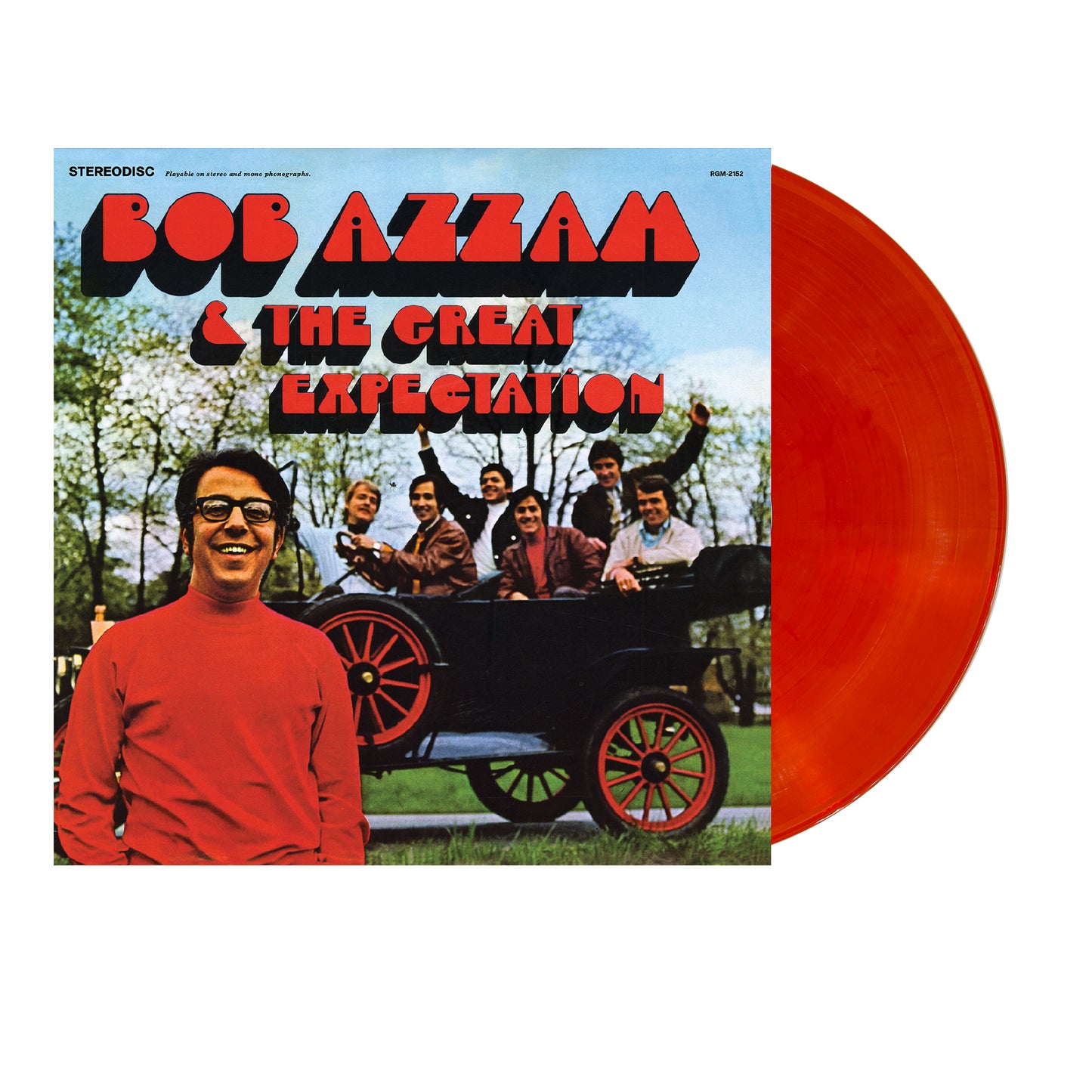 PRE-ORDER: Bob Azzam & The Great Expectation "S/T (Remastered)" LP (Fire Orange Vinyl)