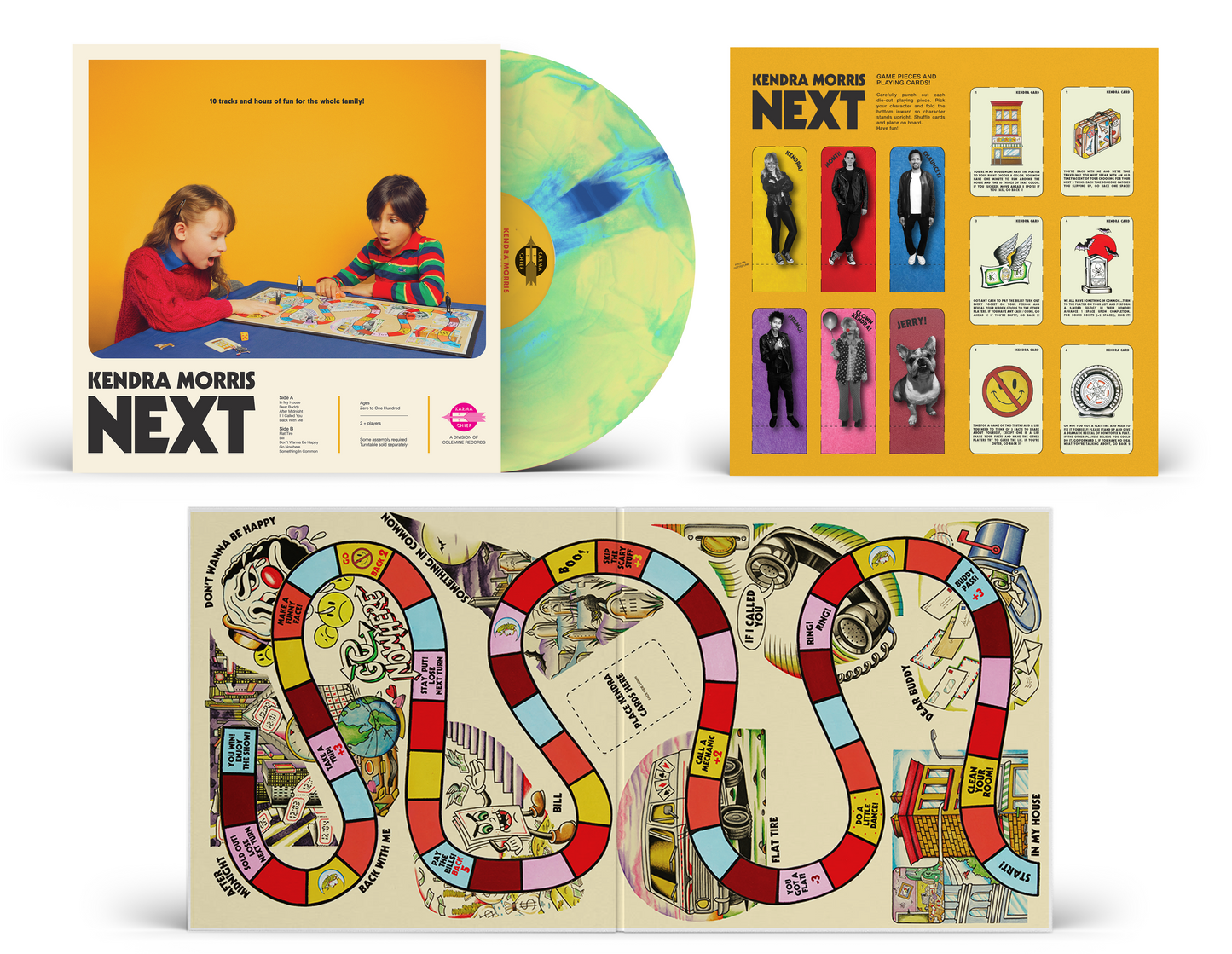 Kendra Morris "Next" LP (Blue & Yellow Galaxy Swirl Vinyl)